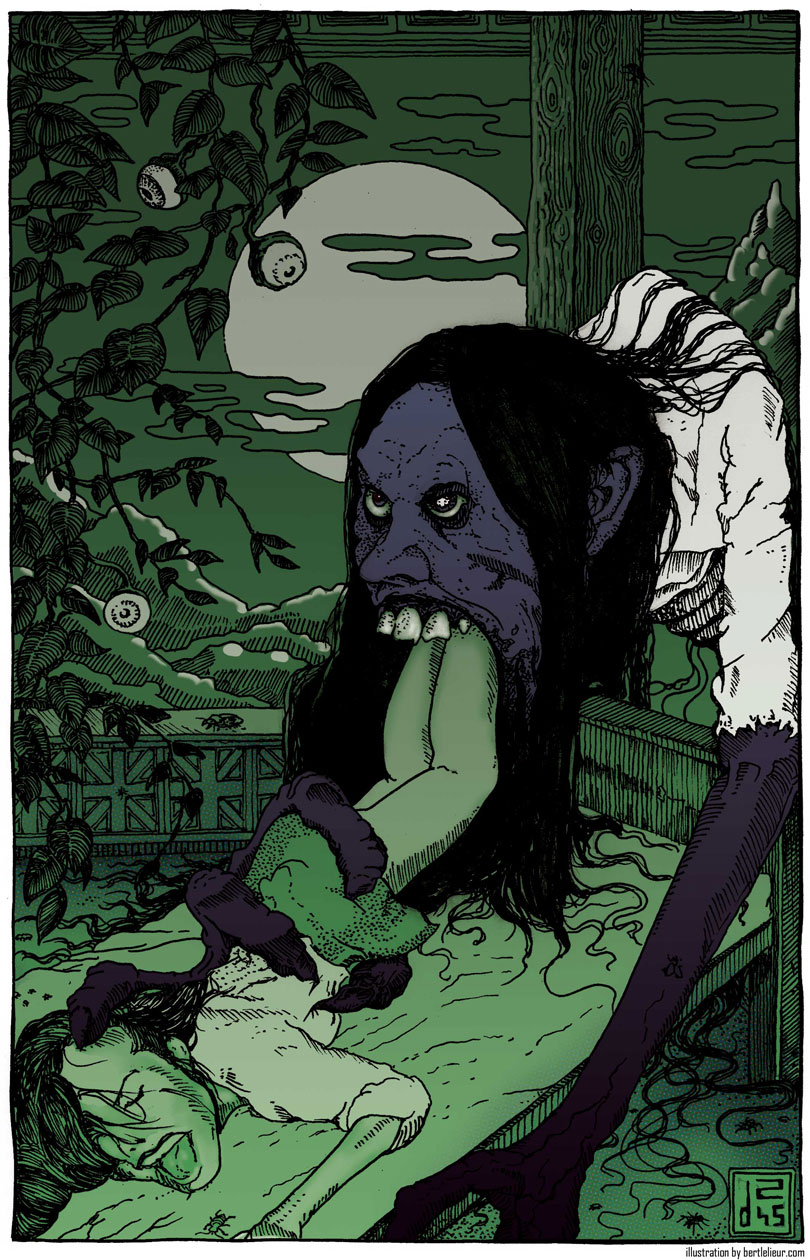 Hairy Hungry Horror Monster - Bert Lelieur D245